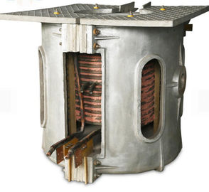 Horno fusorio de calefacción rápido del arrabio, máquina de fusión de la inducción 750kg