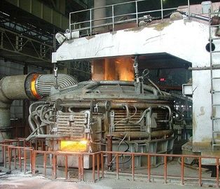 Horno de aluminio eléctrico del horno de arco voltaico de la operación del pedazo de la capacidad grande